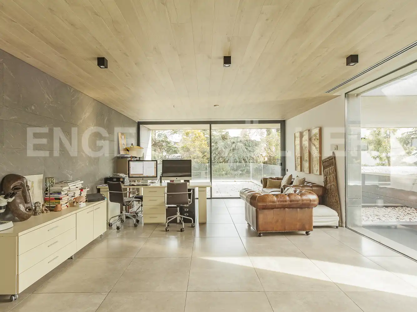 Sala d'estar de Casa o xalet de lloguer en Sant Cugat del Vallès amb Aire condicionat, Calefacció i Jardí privat