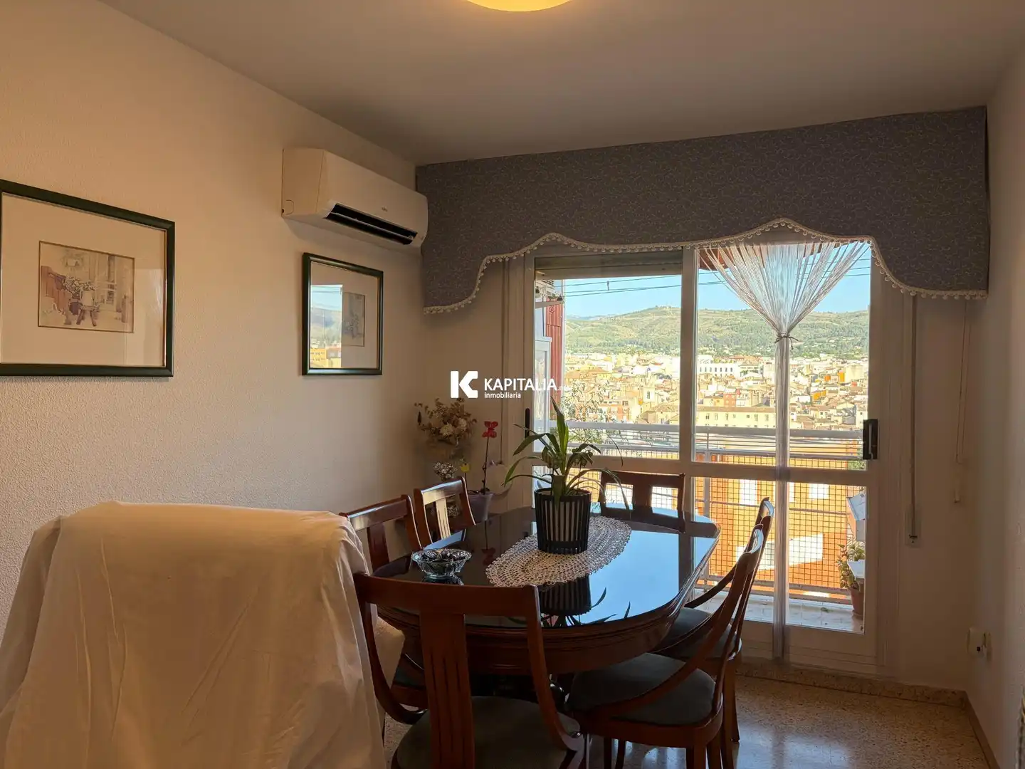 Dining room of Flat for sale in Ontinyent  with Air Conditioner, Heating and Balcony