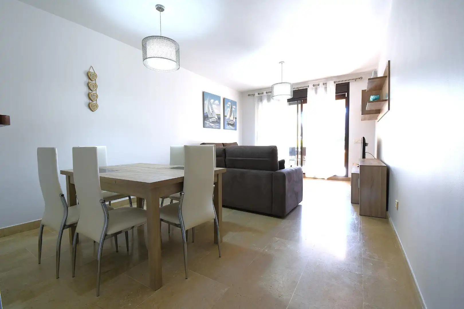 Living room of Flat for sale in Manilva  with Air Conditioner, Terrace and Storage room