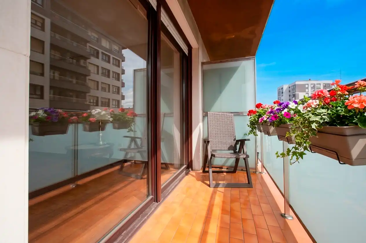 Balcony of Flat for sale in Santurtzi   with Heating and Terrace