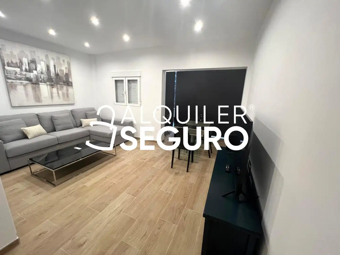 Living room of Flat for rent in Calpe / Calp  with Air Conditioner, Heating and Terrace