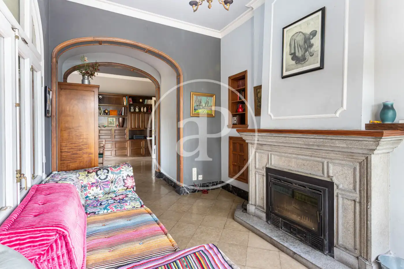 Living room of Houses for sale in Terrassa  with Heating, Private garden and Terrace