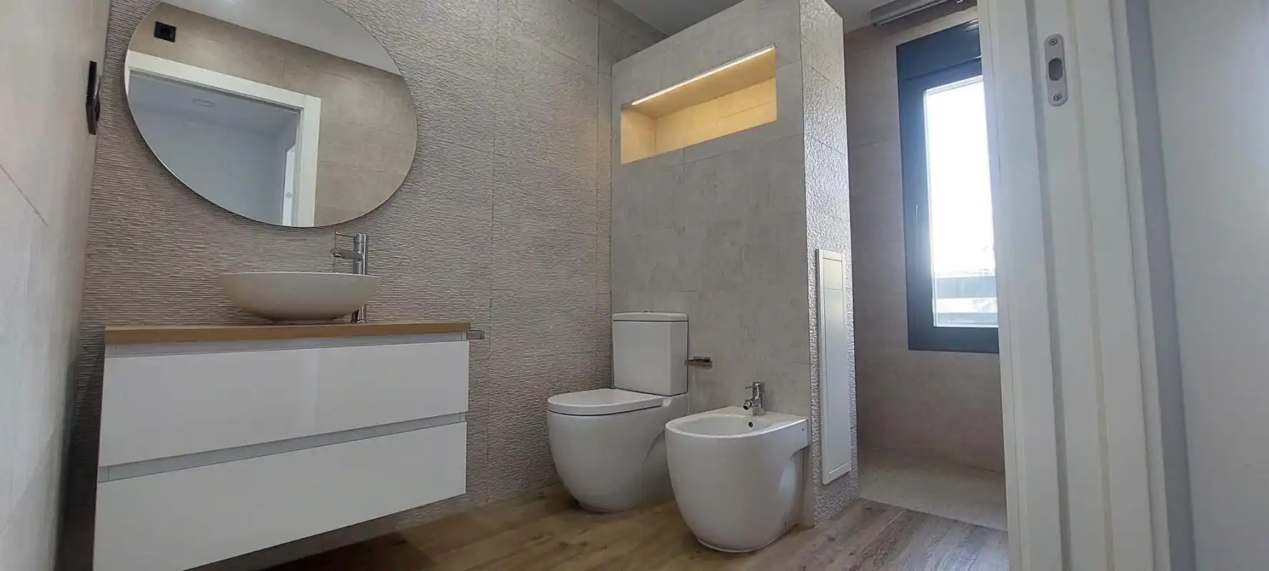Bathroom of Houses for rent in Alhaurín de la Torre  with Air Conditioner, Heating and Private garden