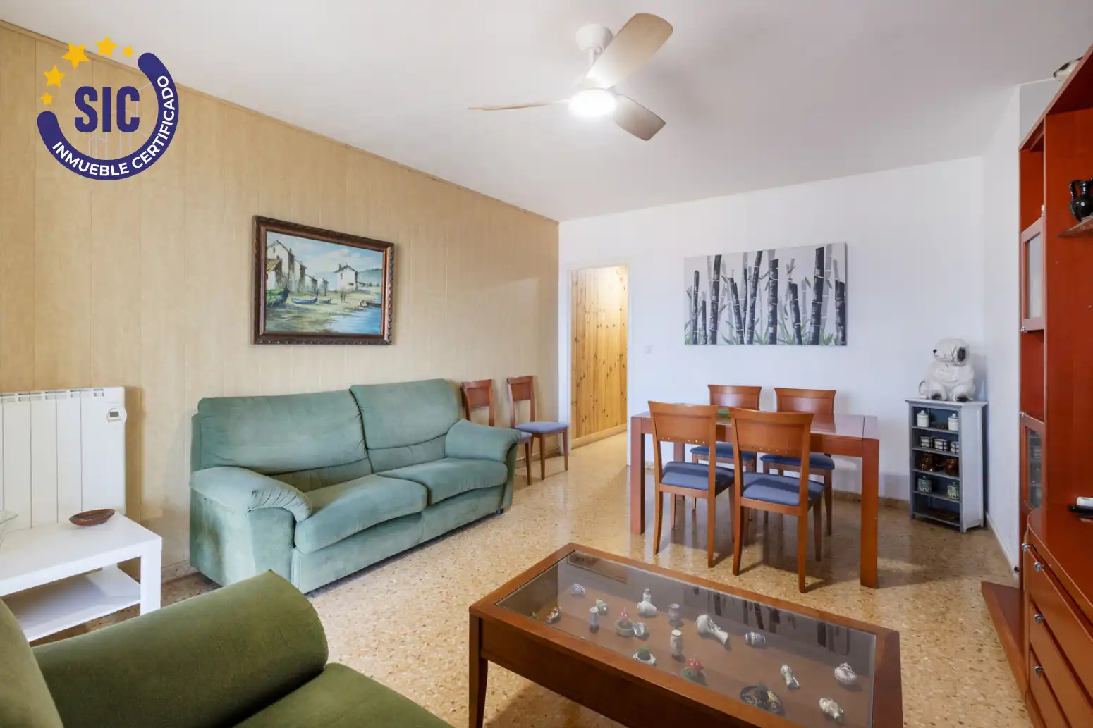 Sala de estar de Piso en venta en Sueca con Jardín privado, Terraza y Balcón