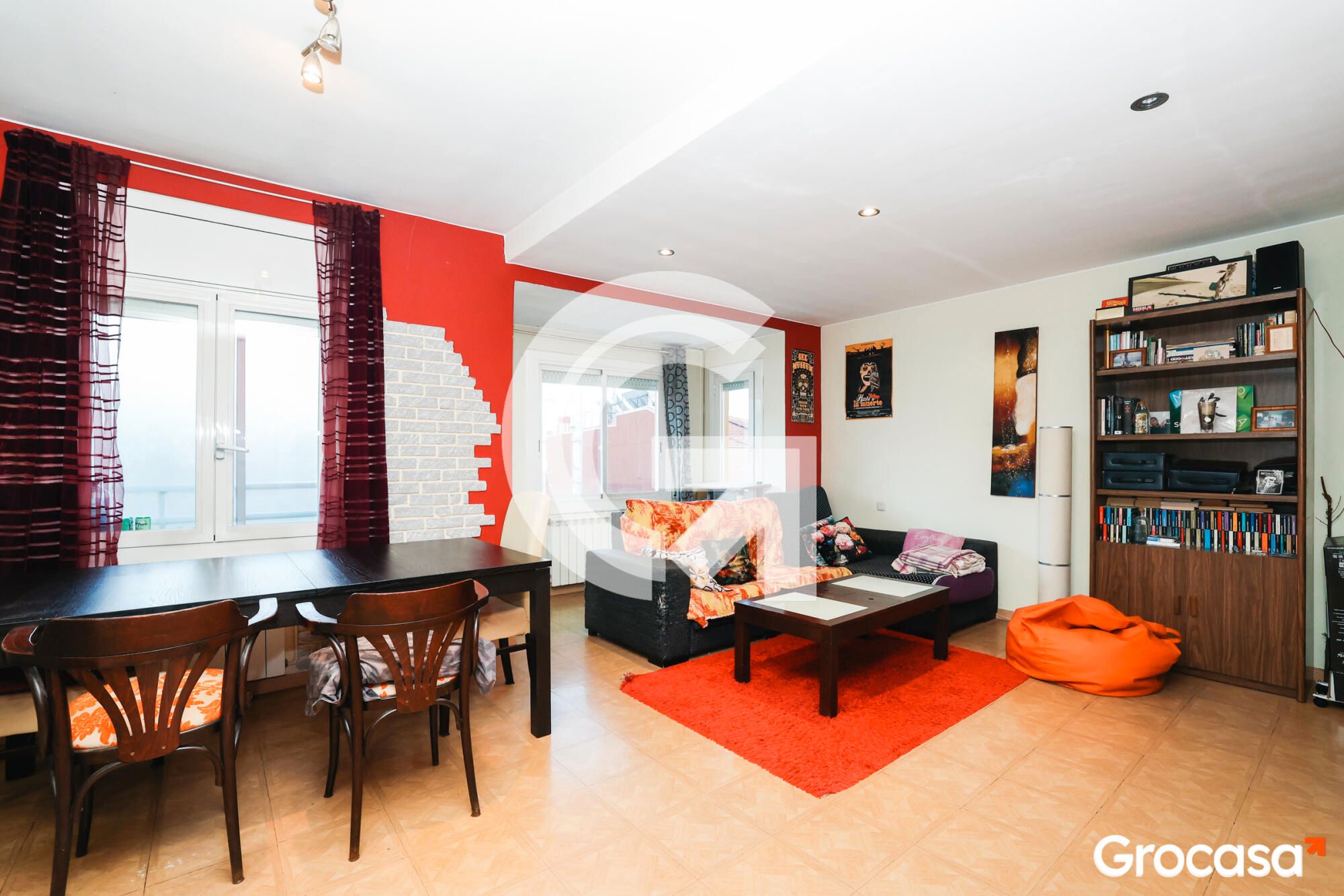 Living room of Flat for sale in Terrassa  with Heating, Storage room and Oven