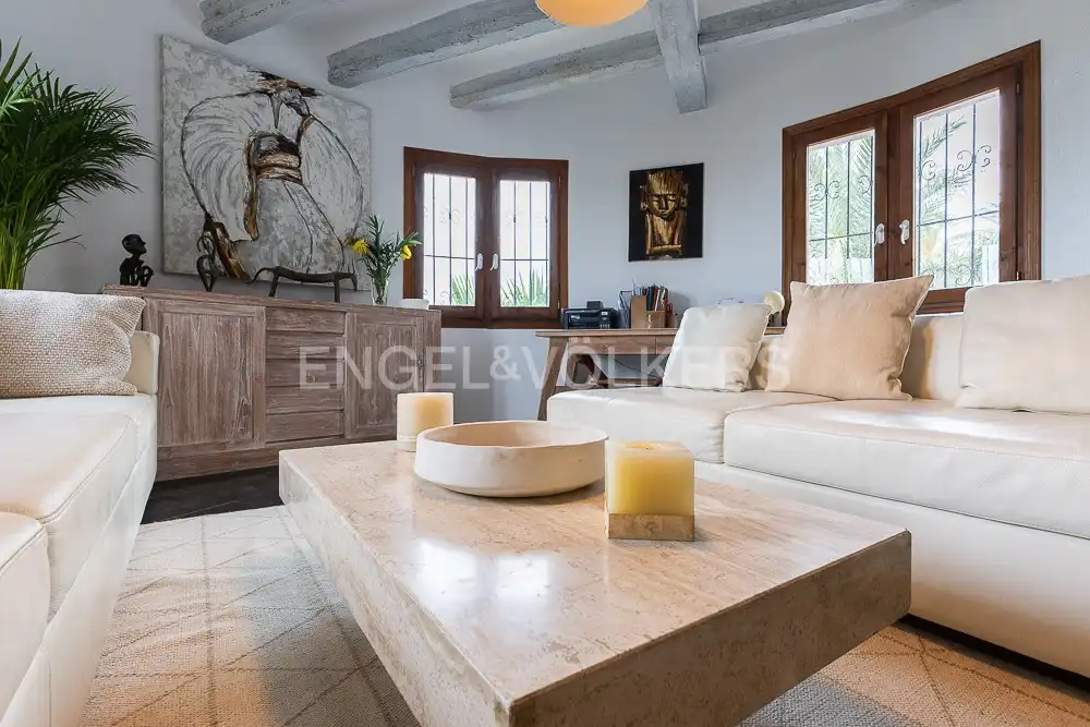 Living room of Houses for sale in Dénia  with Air Conditioner, Heating and Private garden