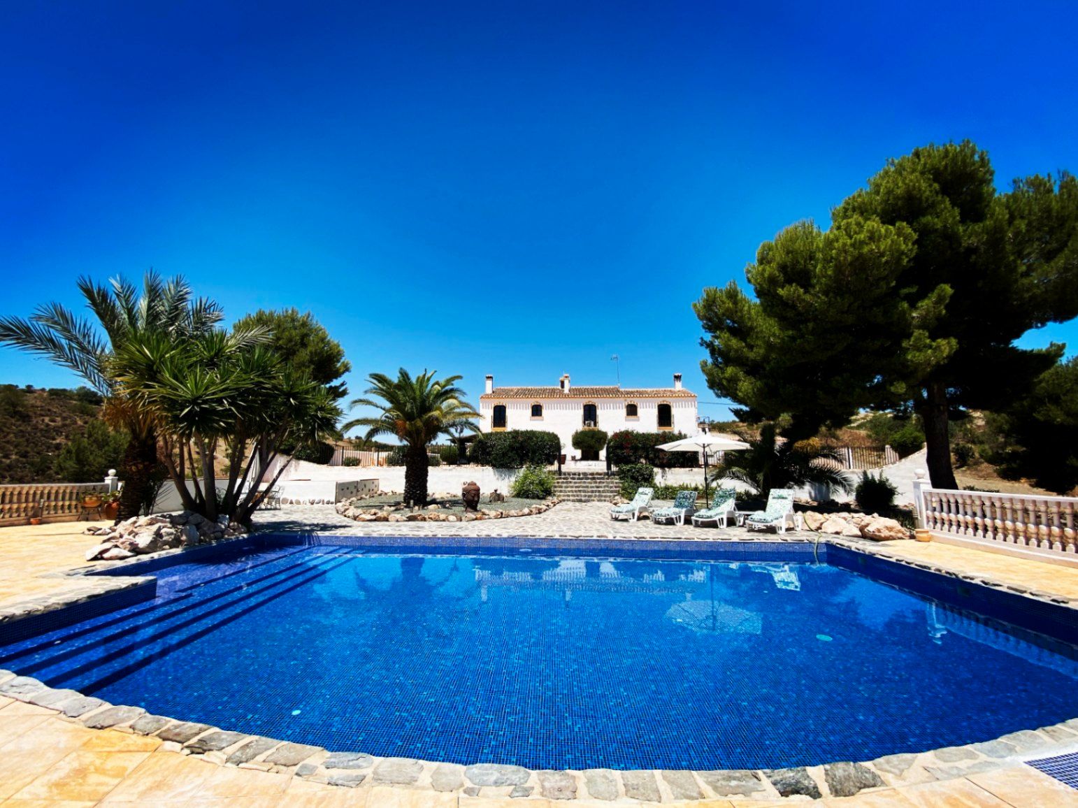 Swimming pool of House or chalet for sale in Lorca  with Air Conditioner, Heating and Terrace