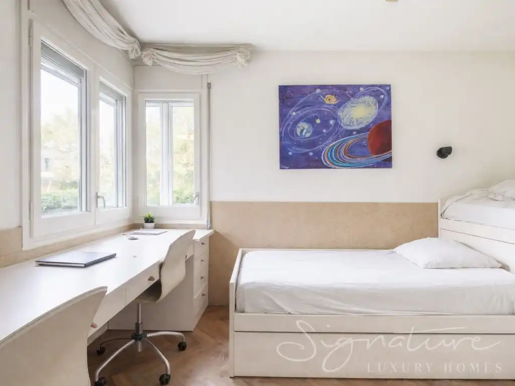 Bedroom of Ground floor for sale in Sant Cugat del Vallès  with Heating, Private garden and Terrace