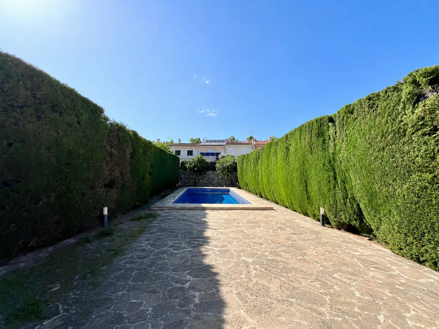 Piscina de Casa adosada en venda en  Palma de Mallorca amb Aire condicionat, Calefacció i Jardí privat
