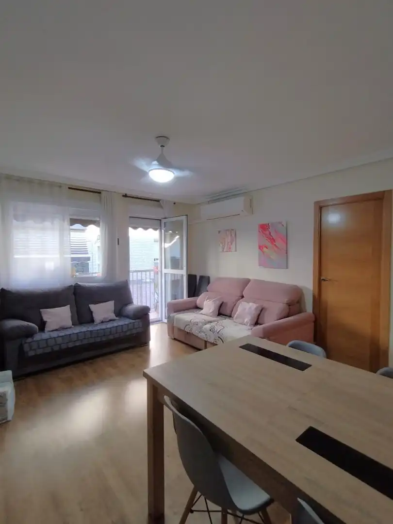 Living room of Flat for sale in Murcia  with Air Conditioner, Heating and Furnished