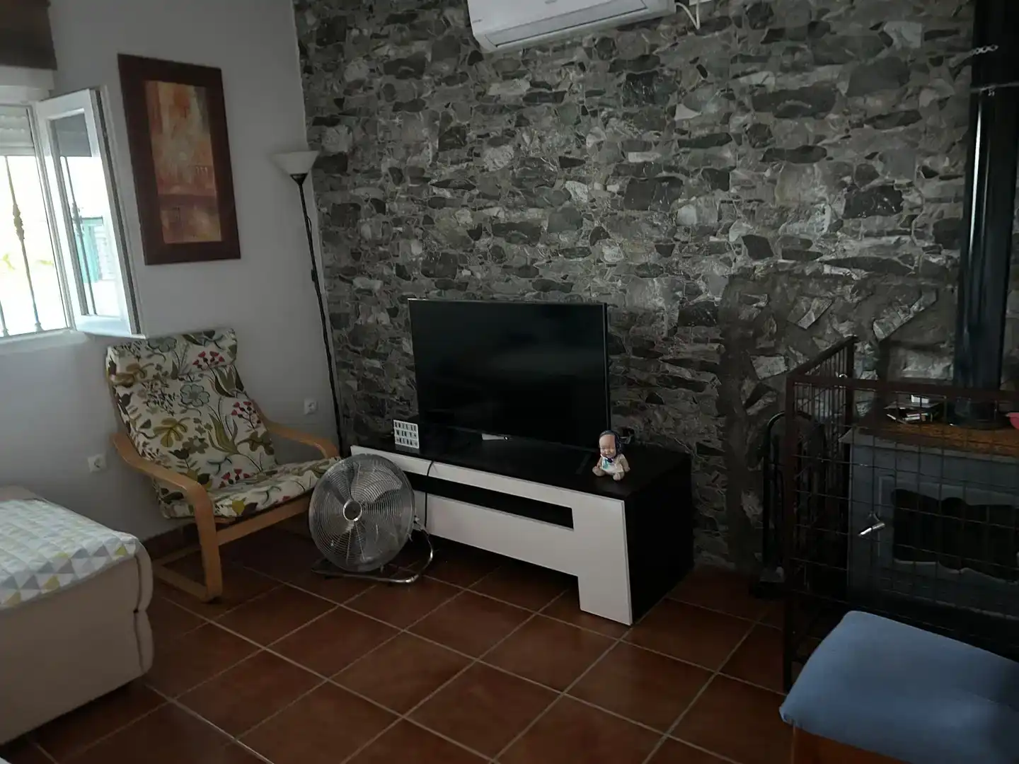Sala d'estar de Casa o xalet en venda en Badajoz Capital amb Aire condicionat i Piscina