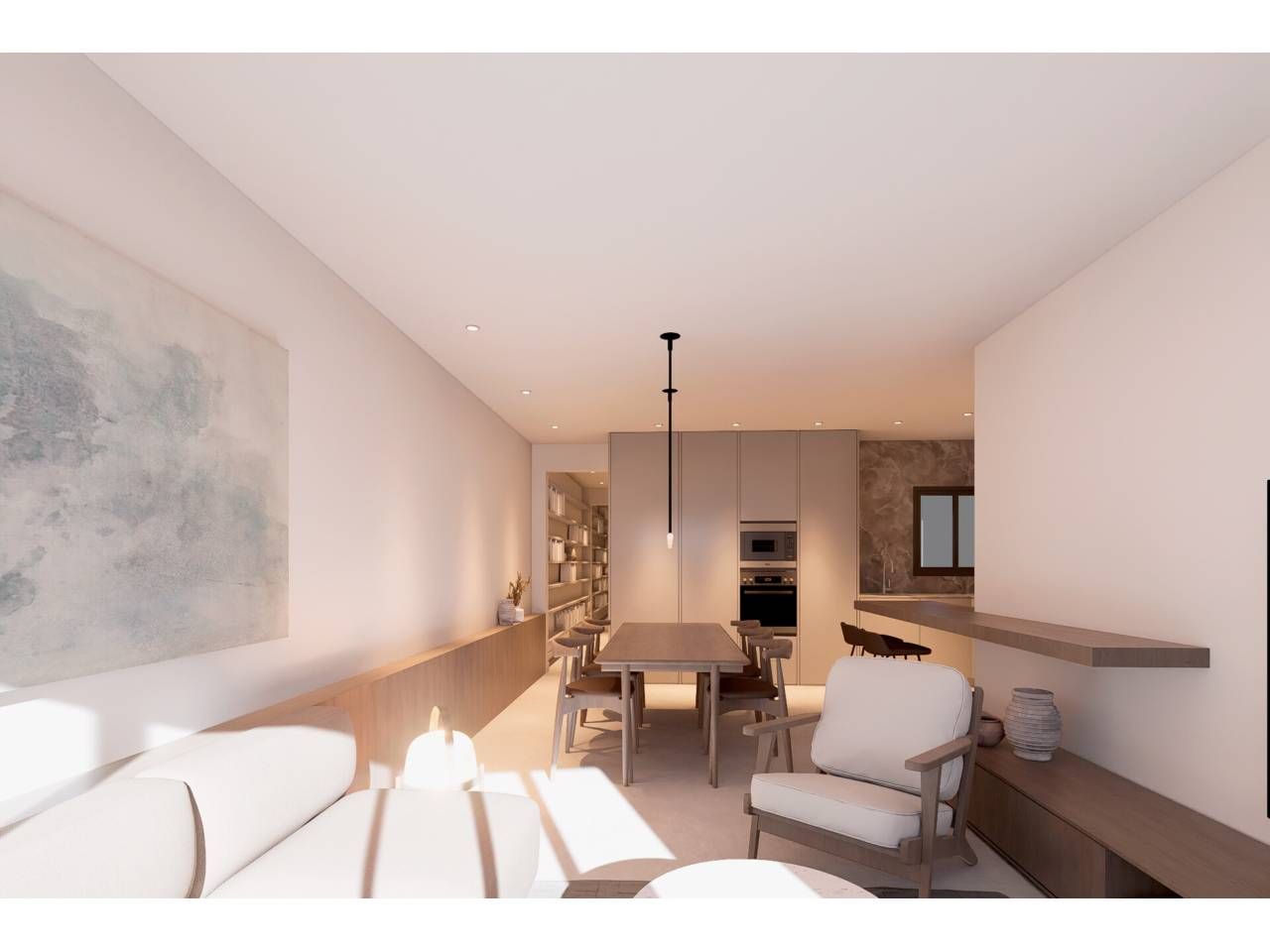 Sala d'estar de Pis en venda en  Barcelona Capital amb Calefacció i Balcó