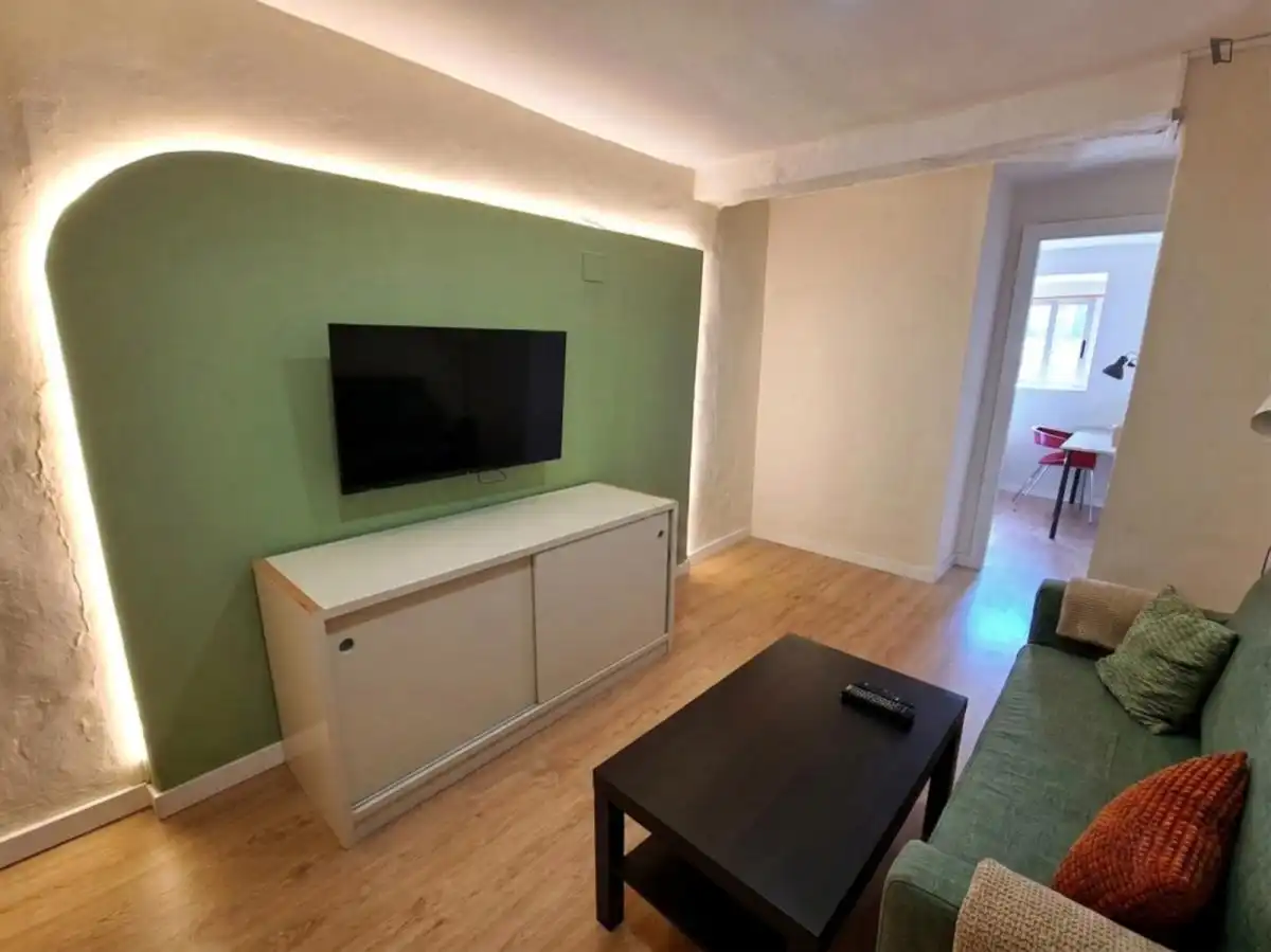 Sala de estar de Apartamento para compartir en Alcoy / Alcoi con Amueblado, Horno y Lavadora