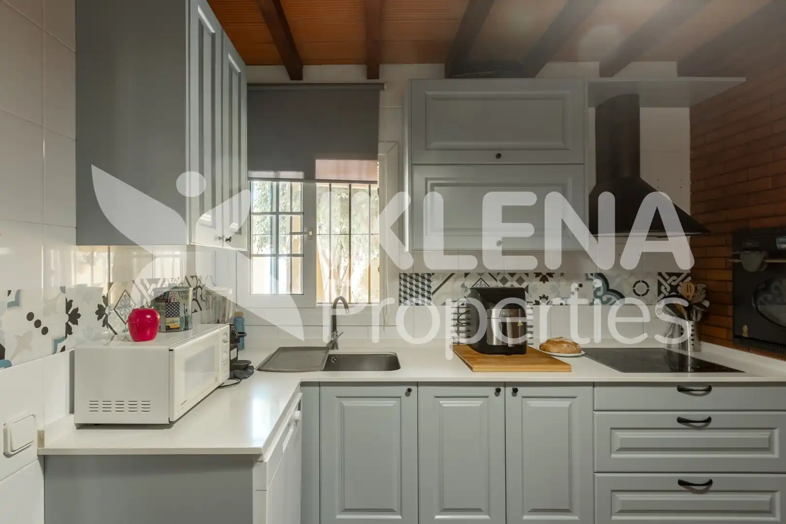 Kitchen of Houses for sale in Roquetas de Mar  with Air Conditioner, Private garden and Parquet flooring