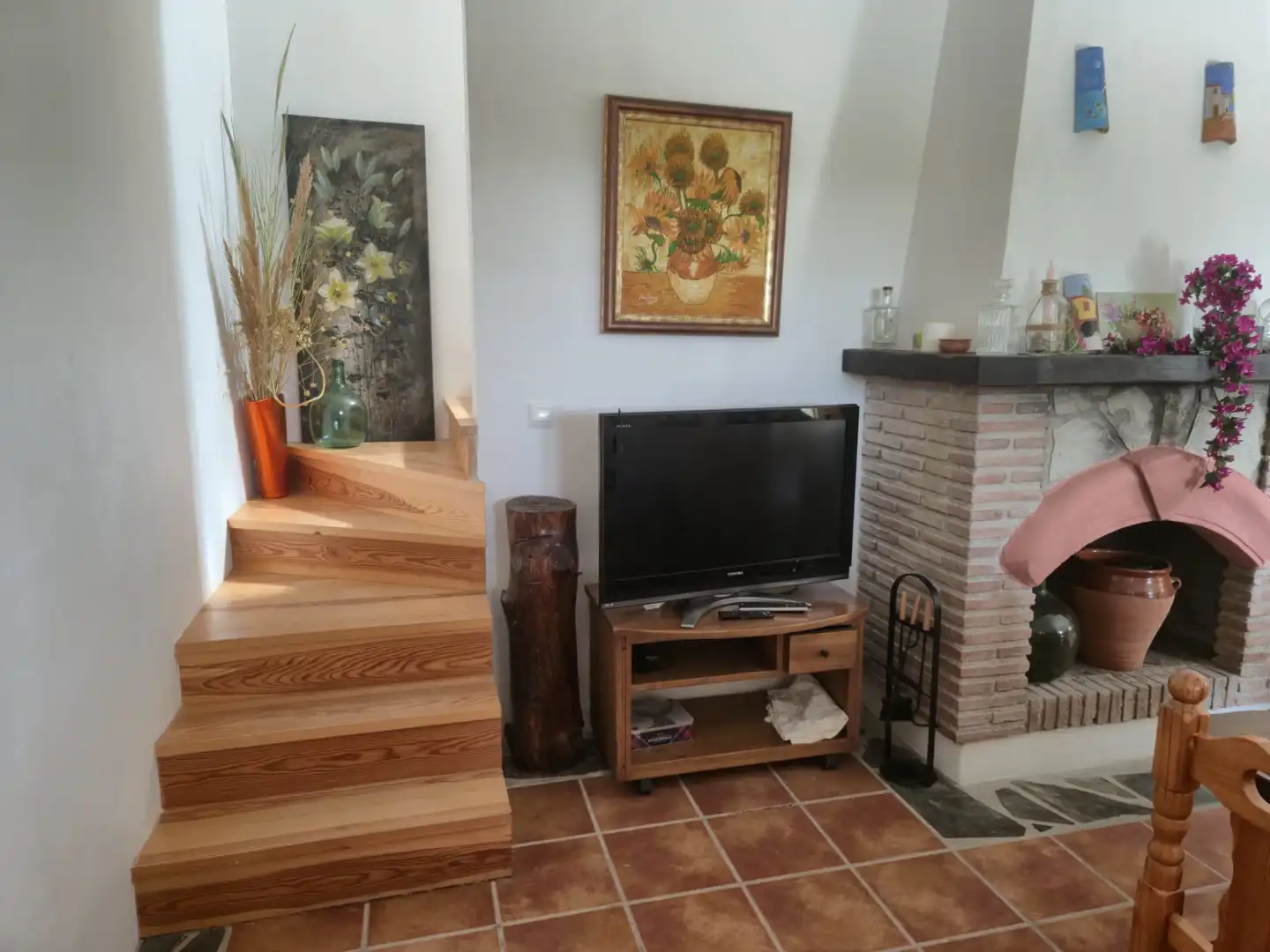 Sala d'estar de Casa o xalet de lloguer en Almuñécar amb Aire condicionat, Calefacció i Jardí privat