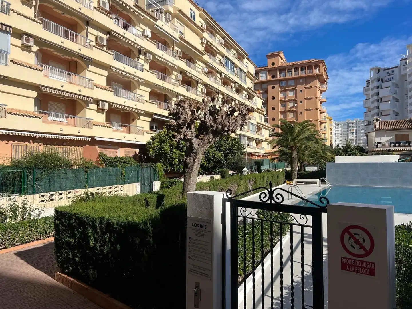 Vista exterior de Apartament de lloguer en Gandia amb Aire condicionat, Terrassa i Moblat