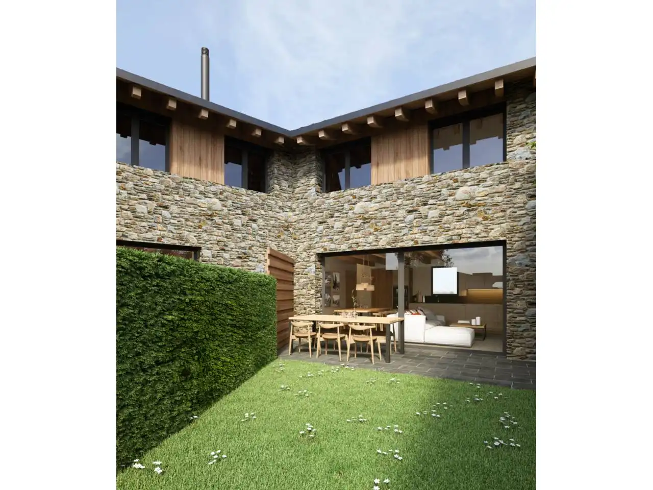 Terrassa de Casa o xalet en venda en Puigcerdà amb Calefacció, Jardí privat i Parquet