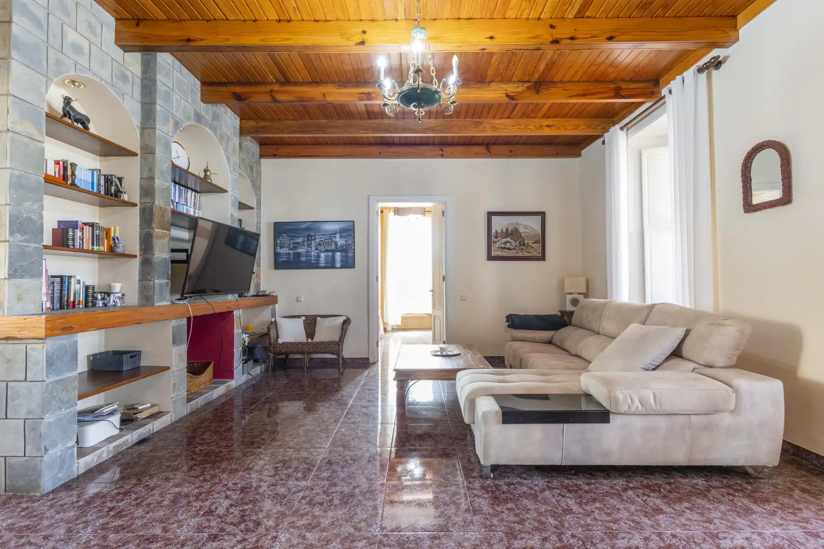Sala de estar de Casa o chalet en venta en Puerto de la Cruz con Jardín privado y Terraza