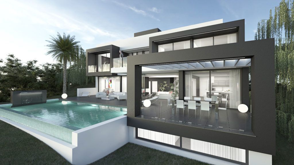 Vista exterior de Casa o xalet en venda en Benalmádena amb Alarma