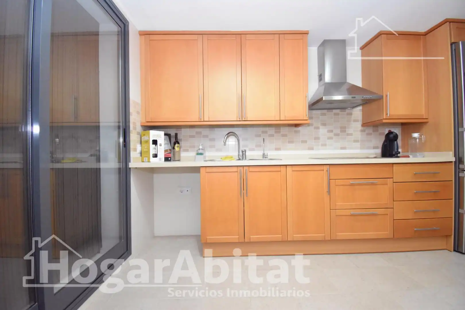 Cocina de Piso en venta en Almazora / Almassora con Aire acondicionado, Terraza y Trastero