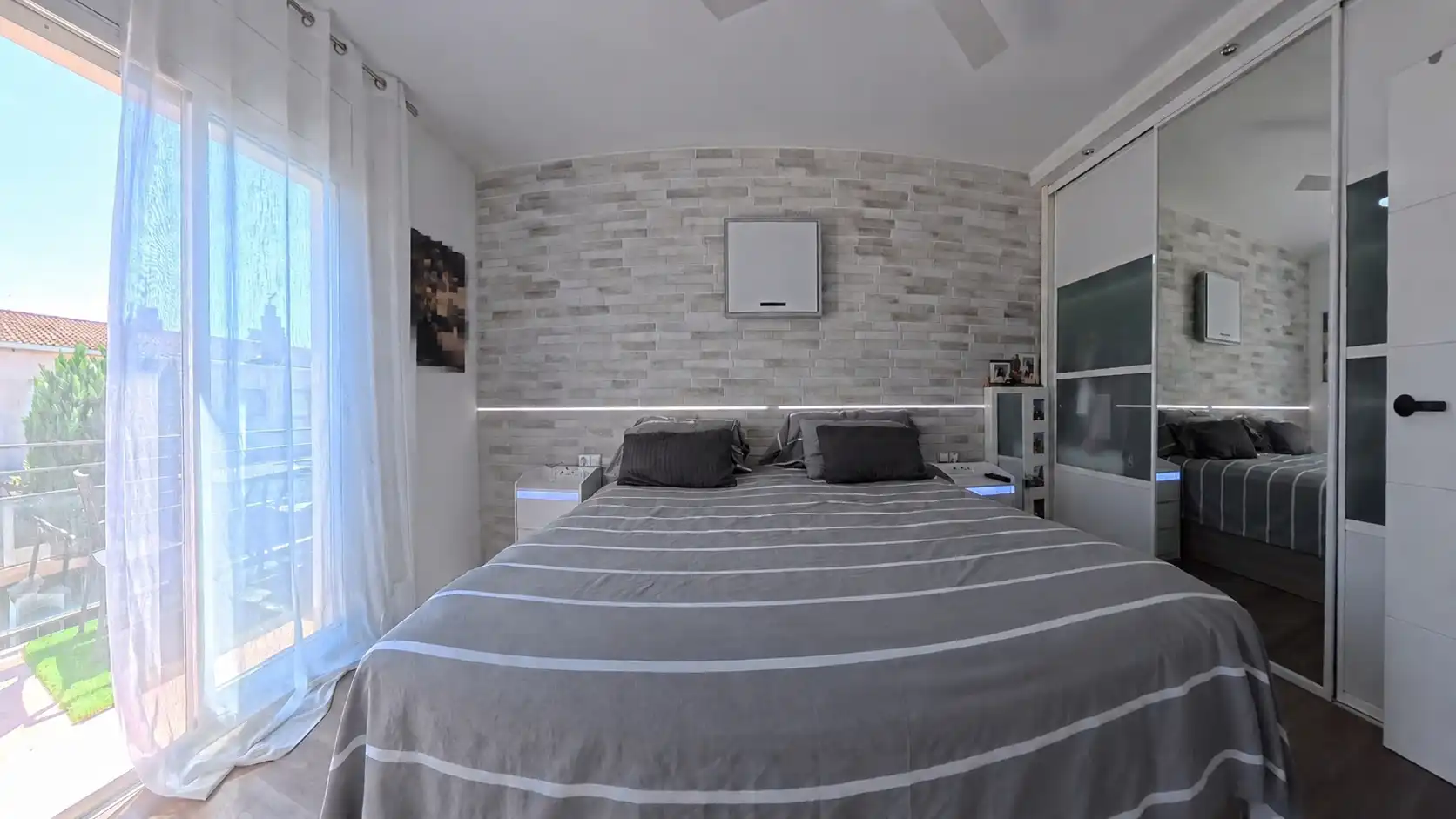 Bedroom of Detached homes for sale in Cubelles  with Air Conditioner, Heating and Private garden