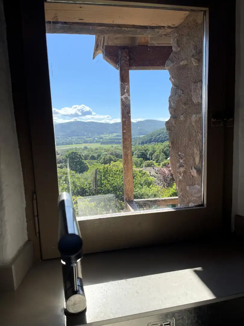 Balcony of Flat for rent in La Vall d'en Bas  with Heating and Balcony