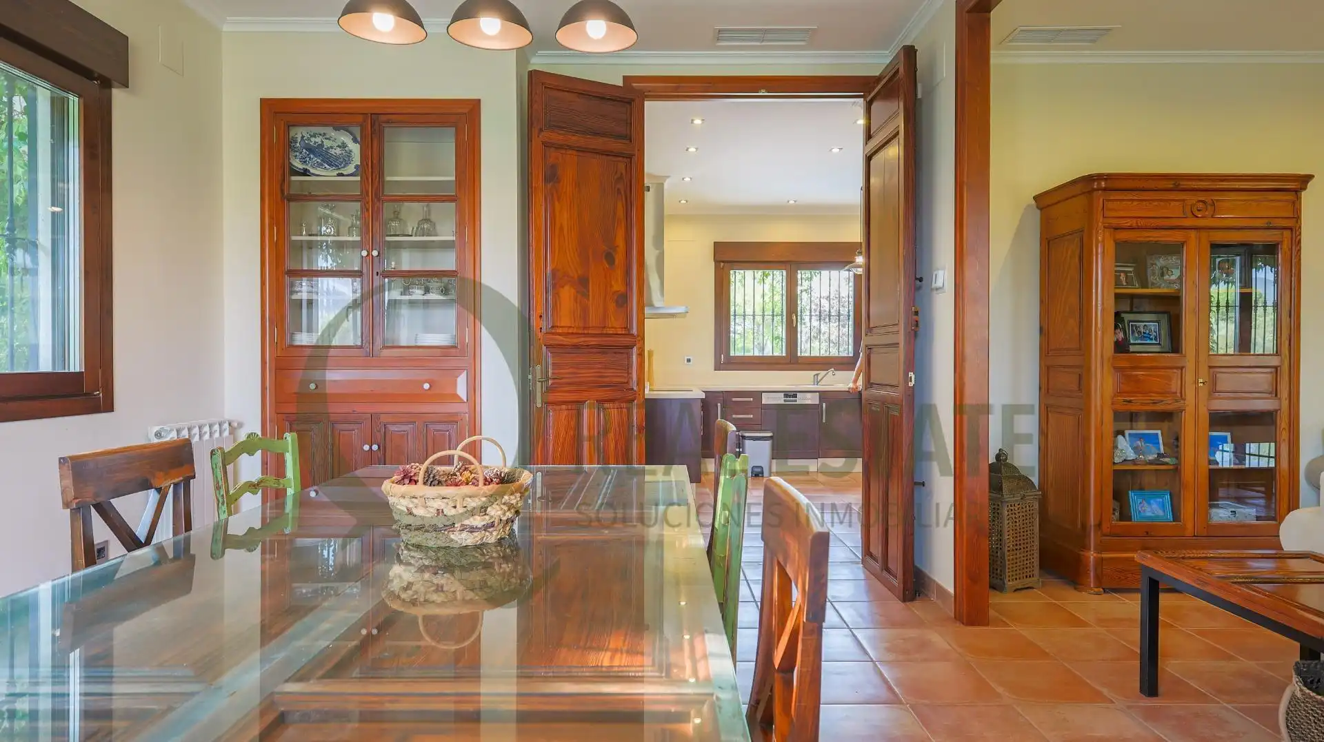 Comedor de Casa o chalet en venta en Beneixama con Aire acondicionado, Jardín privado y Trastero