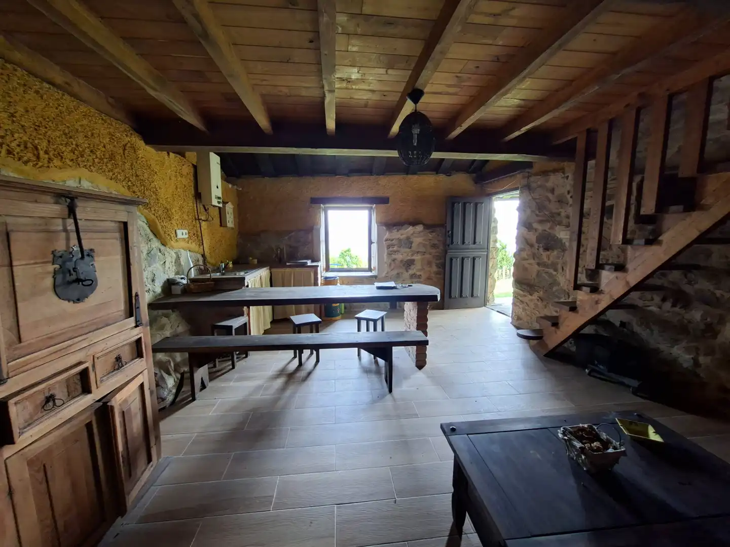 Kitchen of Country homes for sale in Piloña  with Heating and Furnished