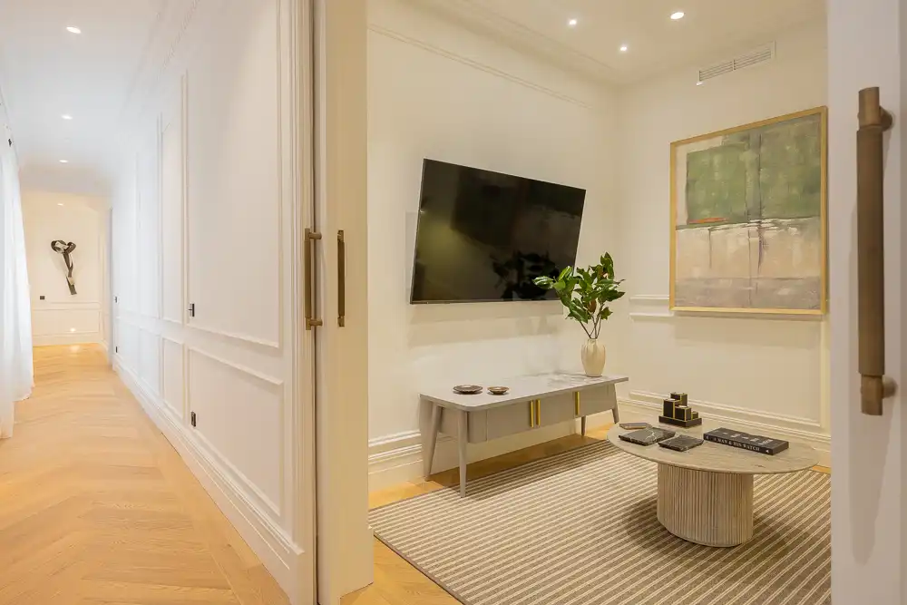 Sala de estar de Piso en venta en Madrid con Aire acondicionado, Calefacción y Parquet