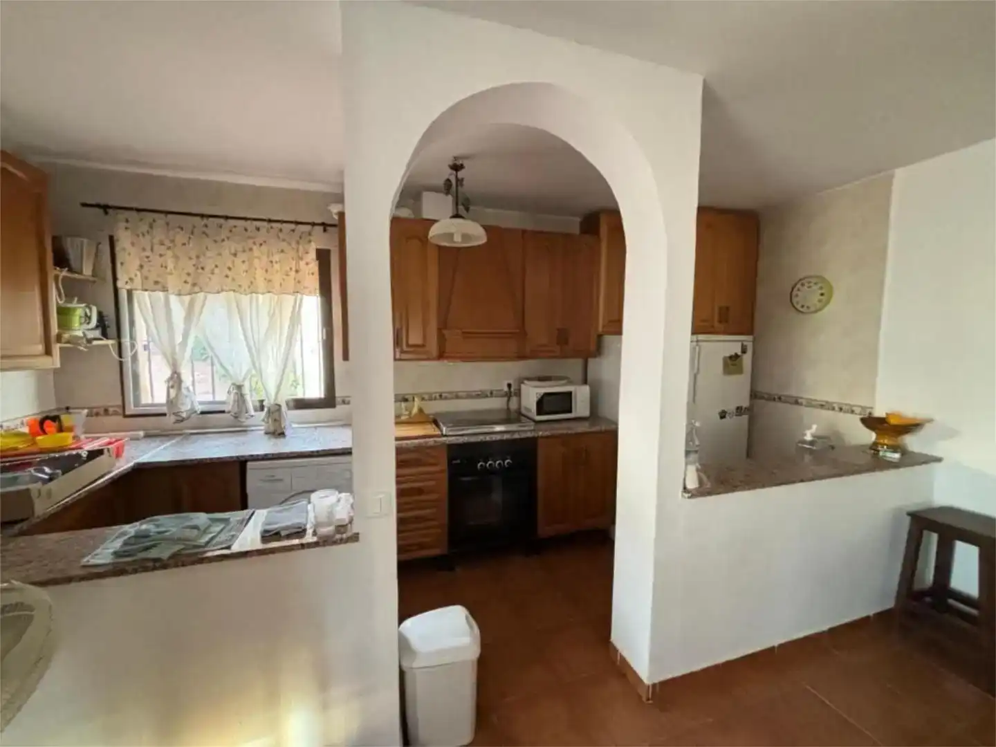 Küche von Wohnung zur Miete in Andújar mit Klimaanlage, Privatgarten und Schwimmbad