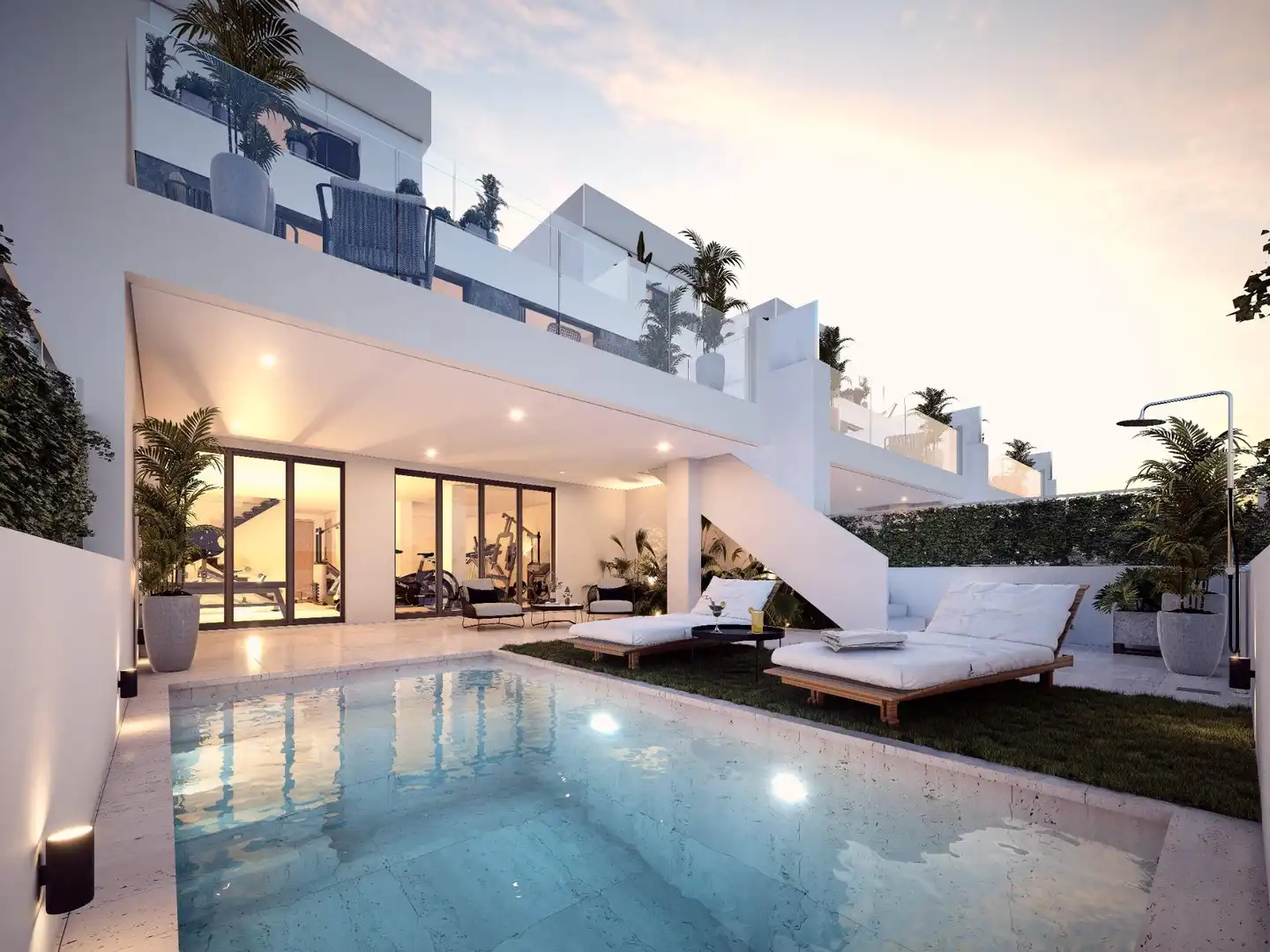 Villa con piscina in vendita a Las Lomas de Rame - Bahía Bella, imagen 6
