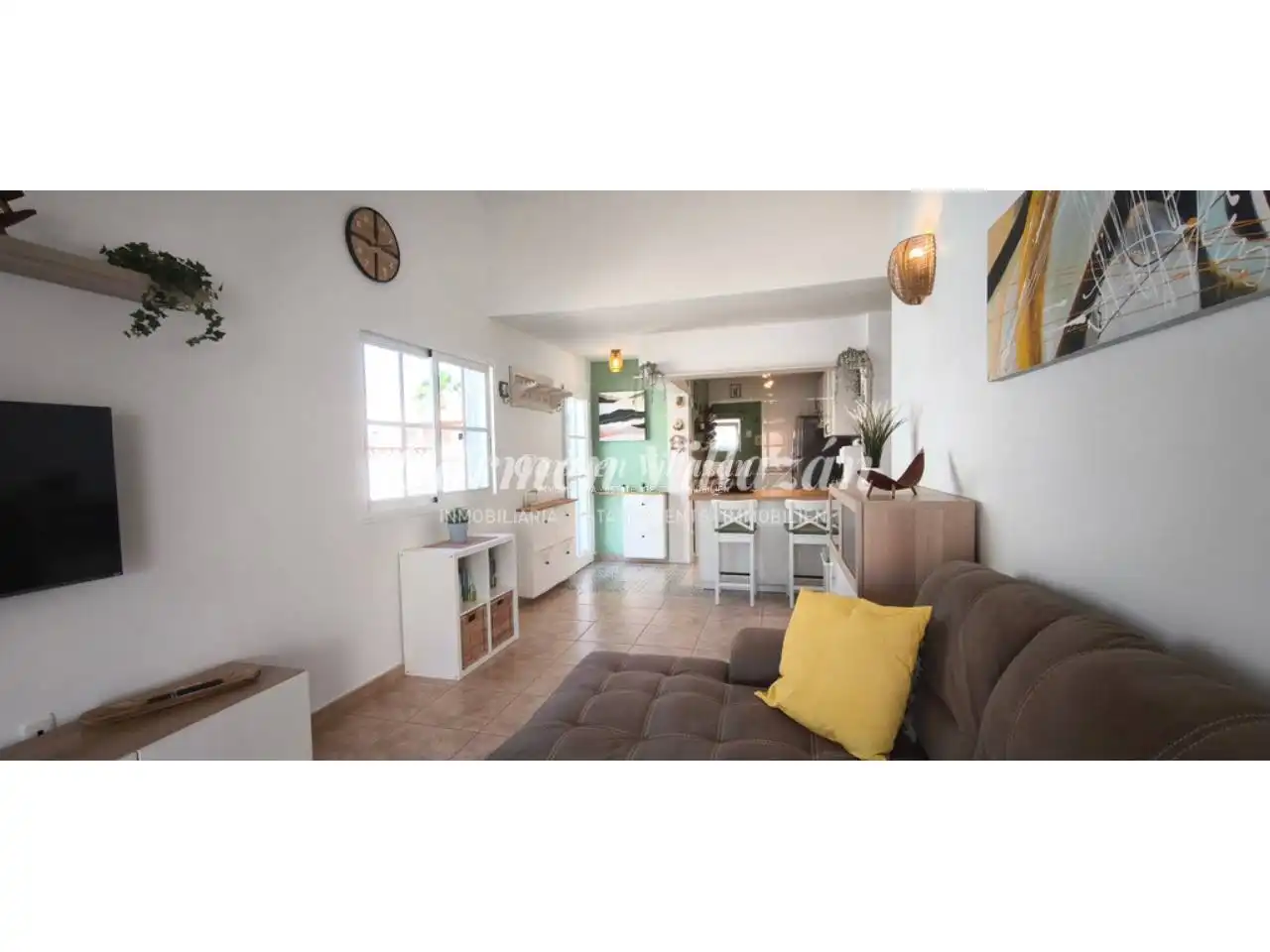Sala d'estar de Casa o xalet en venda en Antigua amb Jardí privat, Terrassa i Moblat