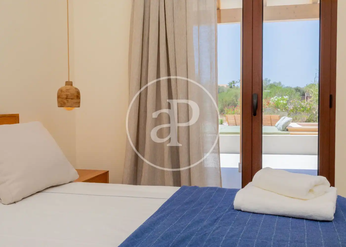 Bedroom of Houses for rent in Campos  with Air Conditioner, Heating and Private garden
