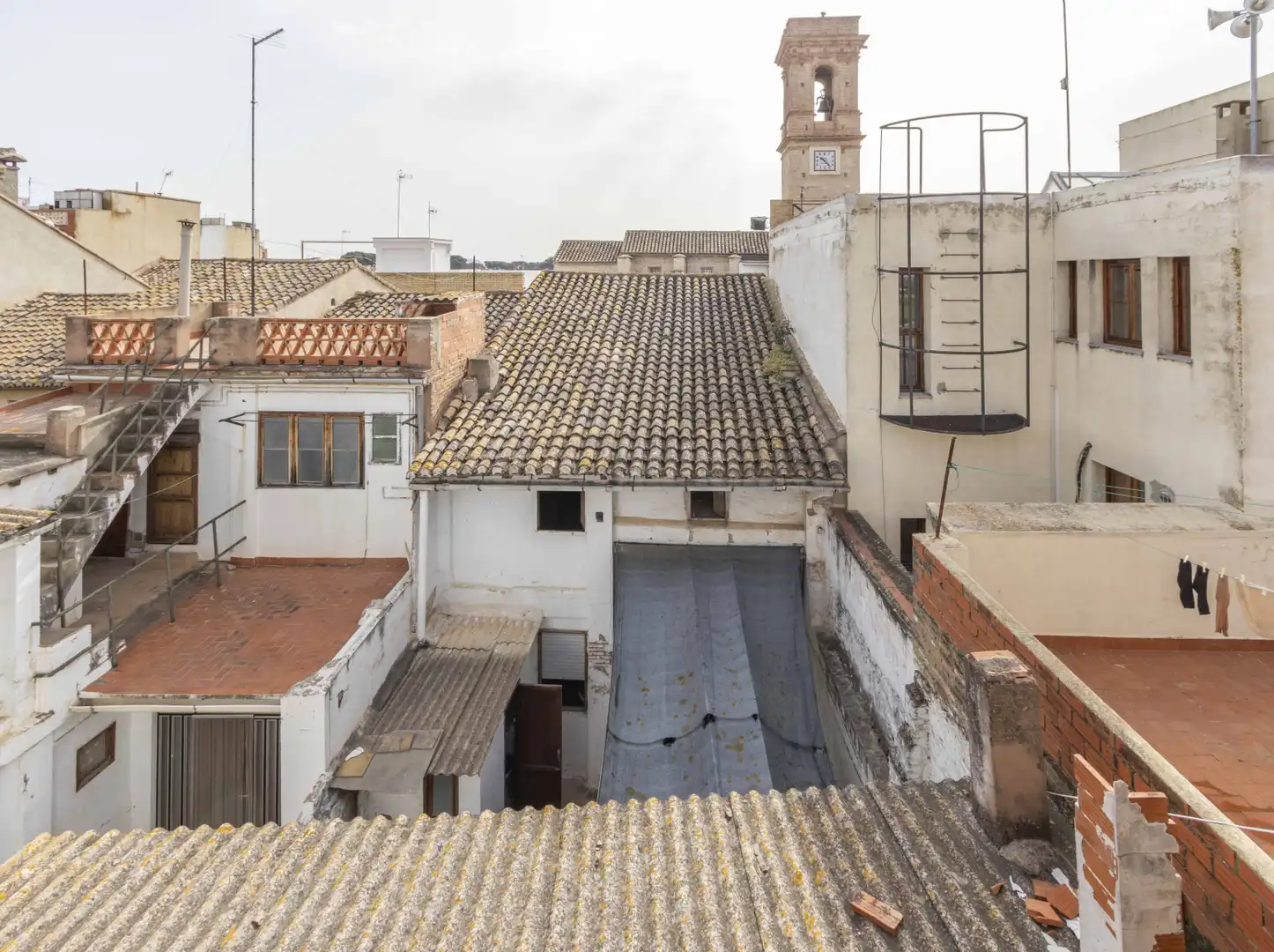 Vista exterior de Casa adosada en venta en Valencia con Terraza