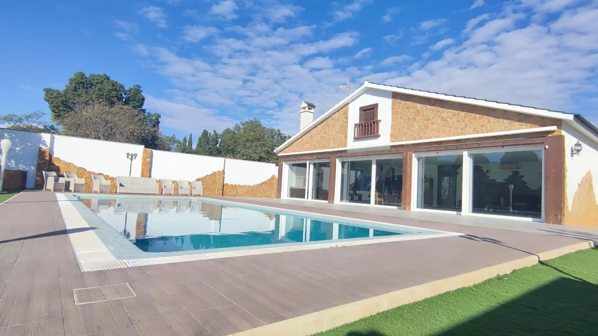 Piscina de Casa o chalet en venta en Mutxamel con Aire acondicionado, Calefacción y Jardín privado