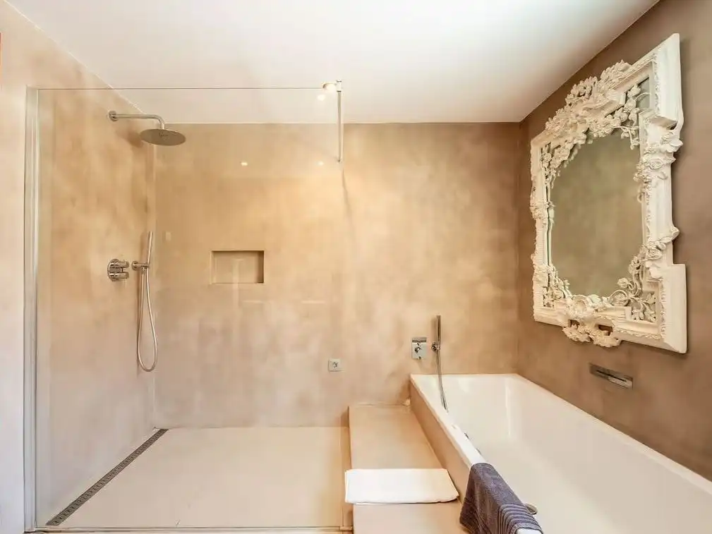 Baño de Casa o chalet de alquiler en Santa Eulària des Riu con Jardín privado, Parquet y Terraza