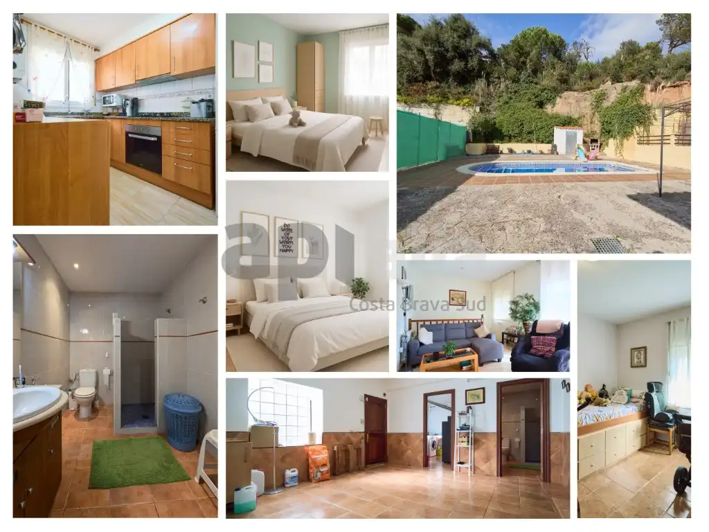 Exterior view of Houses for sale in Lloret de Mar  with Heating, Private garden and Swimming Pool