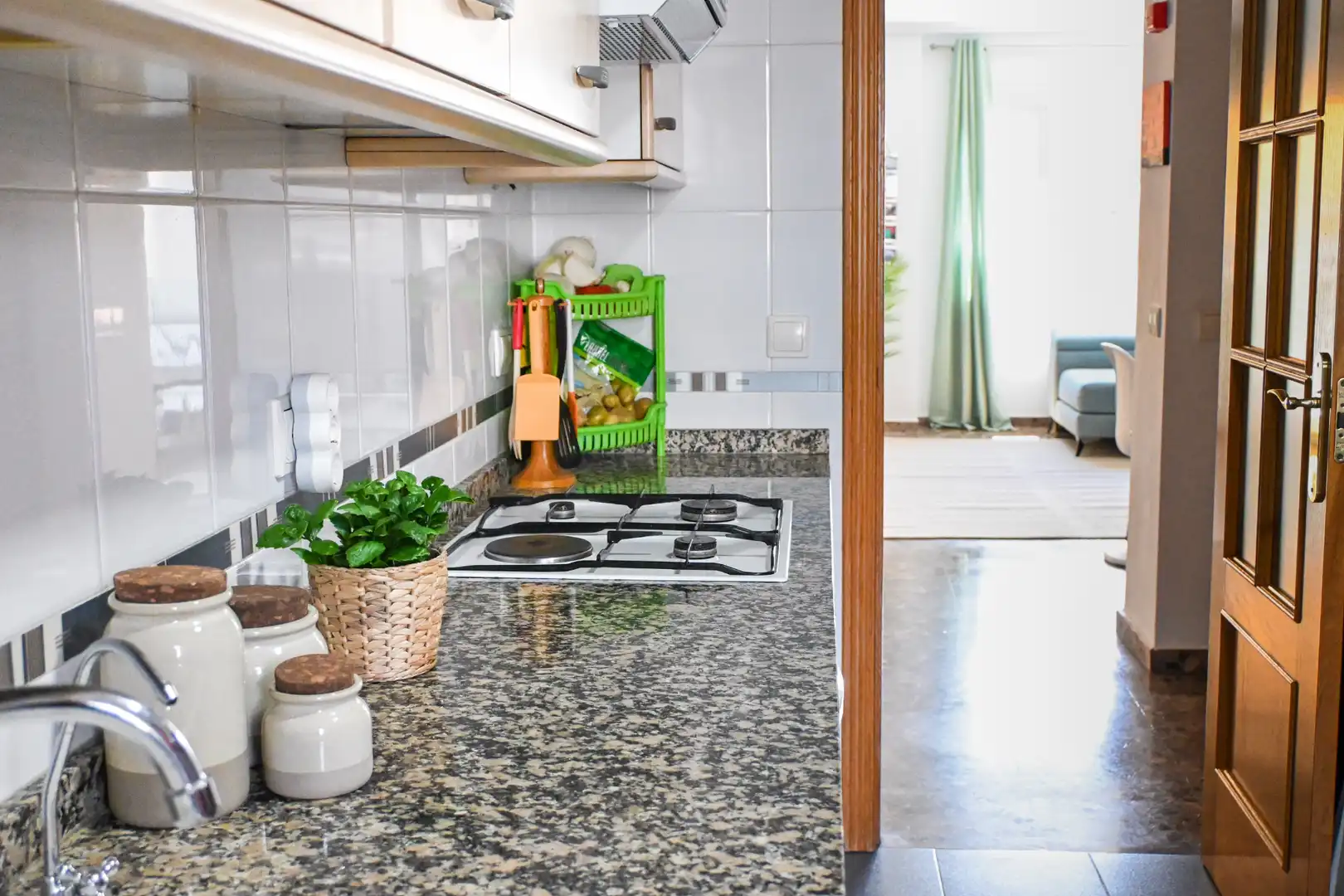 Kitchen of Flat for sale in Valencia  with Air Conditioner, Terrace and Swimming Pool