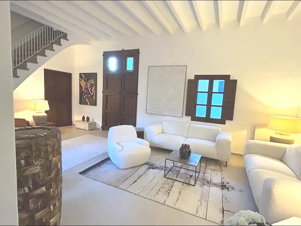 Living room of Houses for sale in Andratx  with Air Conditioner, Heating and Private garden