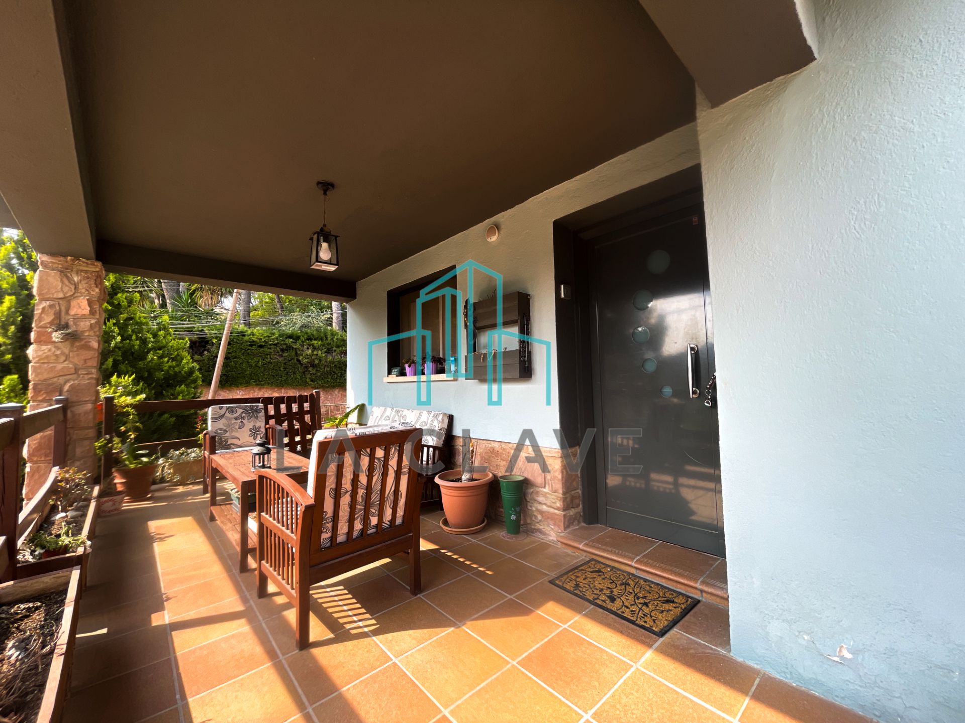 Vista exterior de Casa o xalet en venda en Bigues i Riells amb Aire condicionat, Jardí privat i Terrassa