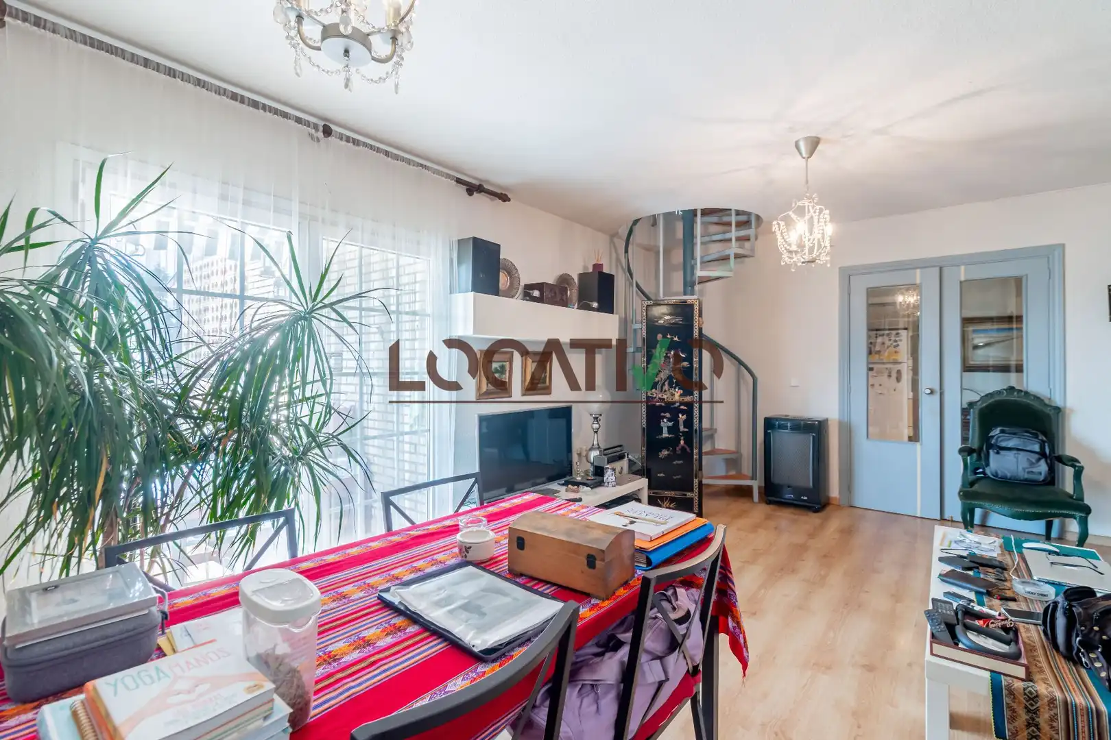 Sala de estar de Dúplex en venta en Alpedrete con Aire acondicionado, Calefacción y Terraza
