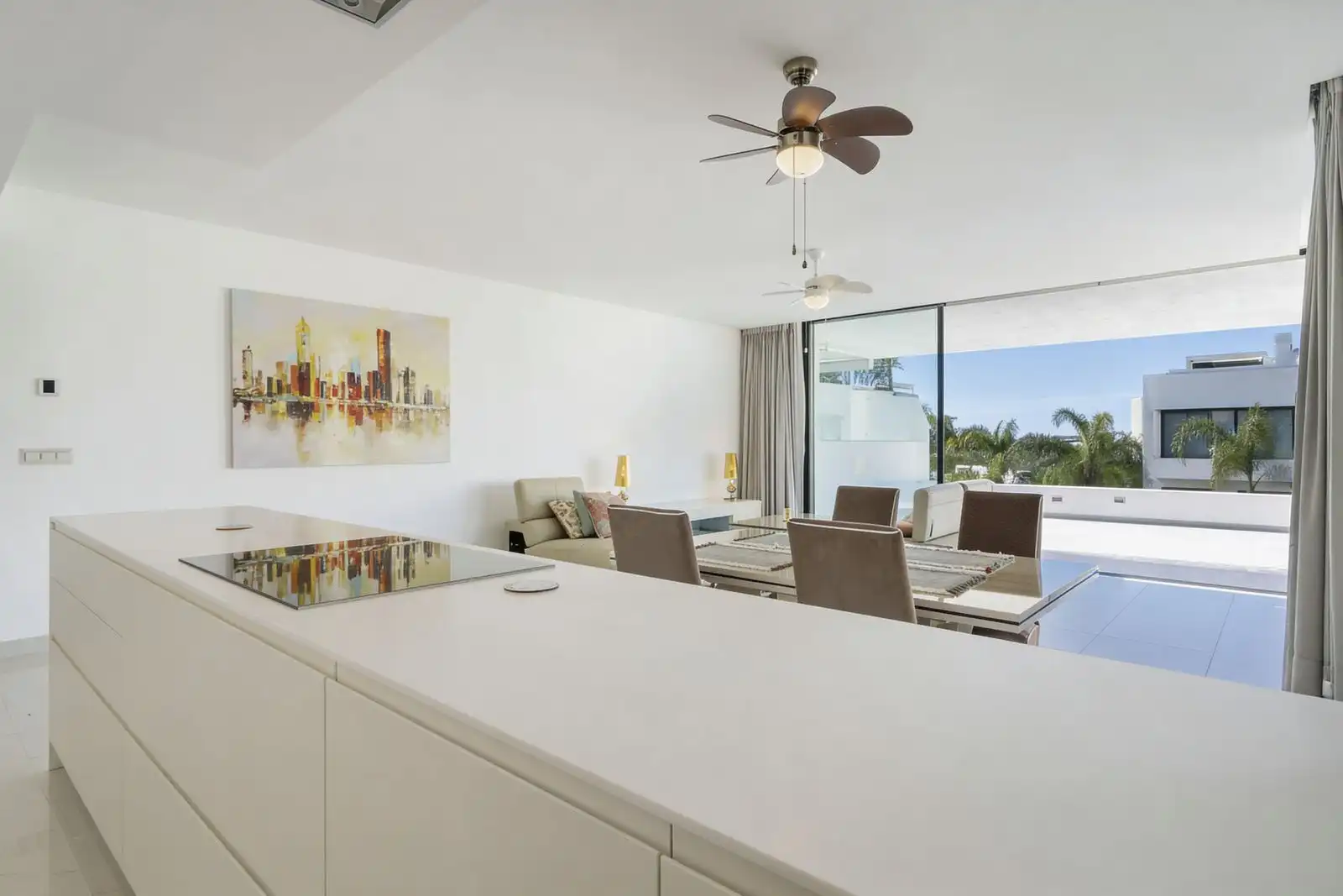 Dining room of Apartments for sale in Estepona  with Air Conditioner, Terrace and Storage room
