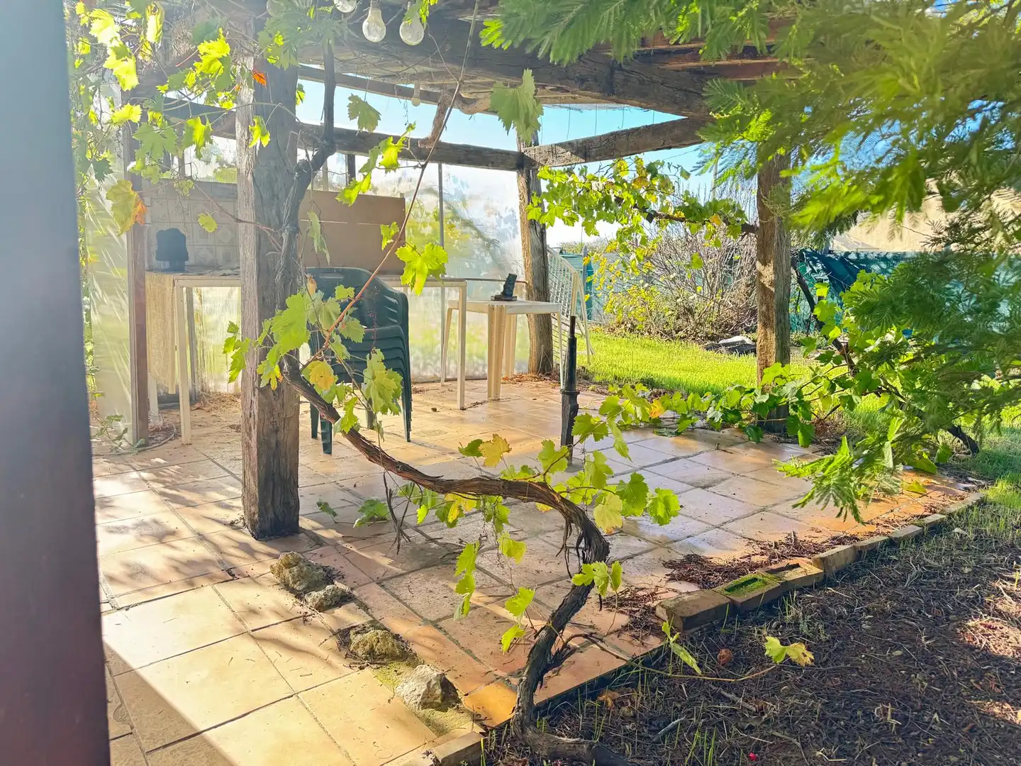 Garden of Houses for sale in Mansilla de las Mulas  with Heating, Private garden and Storage room