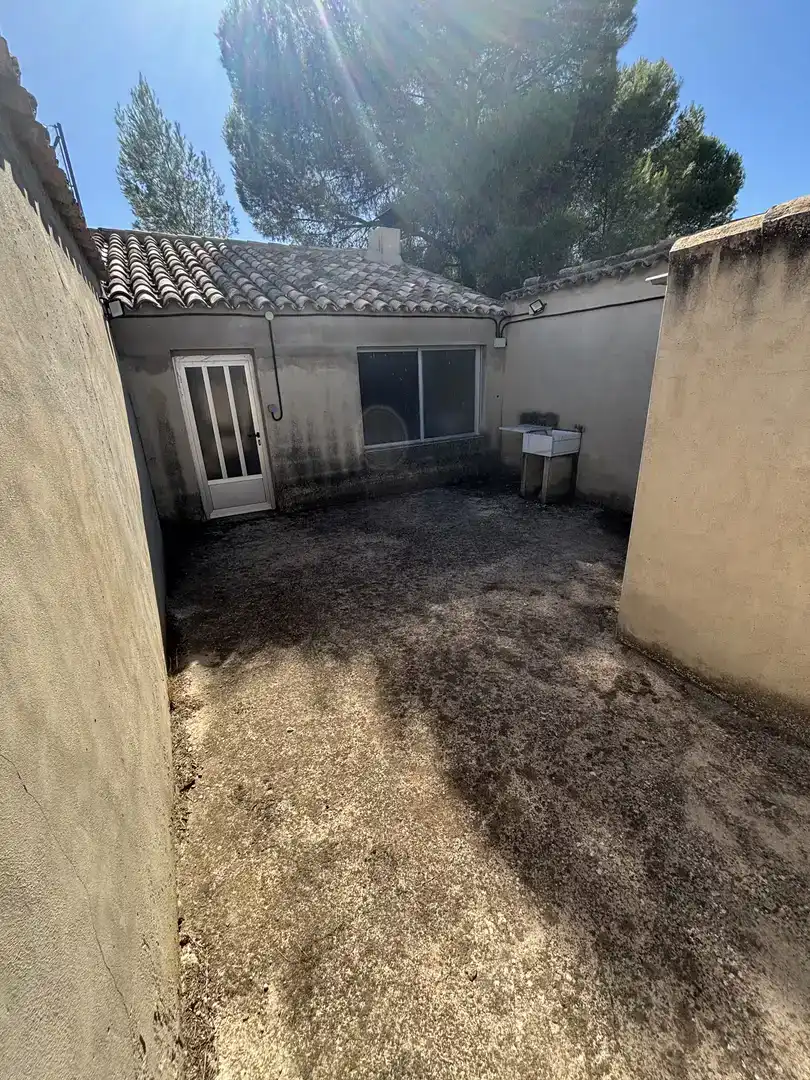 Garten von Country house zur Miete in Requena mit Balkon