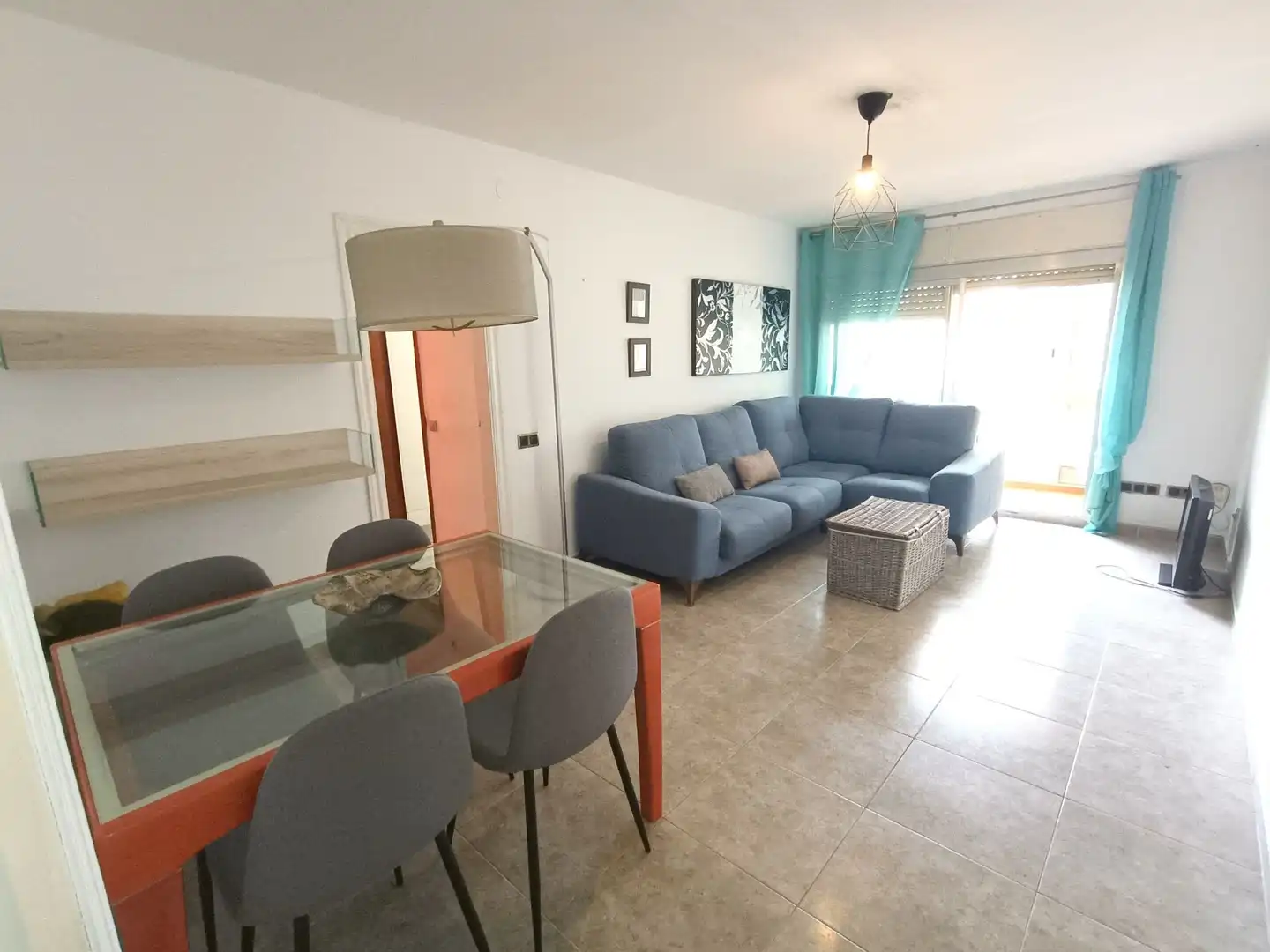 Wohnzimmer von Wohnung zum Verkauf in Mataró mit Terrasse