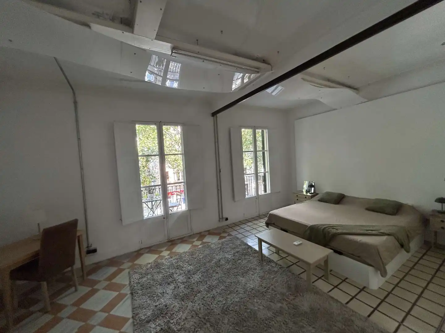 Bedroom of Flat for share in  Palma de Mallorca  with Air Conditioner, Terrace and Furnished