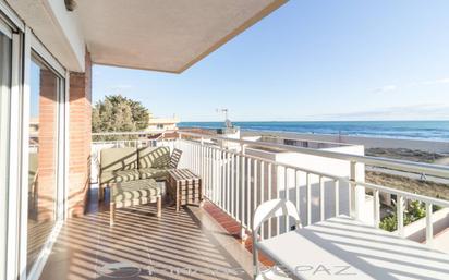 Balcony of Attic for sale in Castelldefels  with Air Conditioner, Heating and Private garden