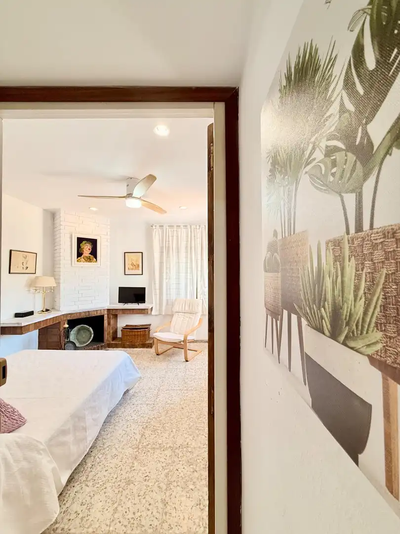Schlafzimmer von Haus oder Chalet zum Verkauf in Calafell mit Klimaanlage, Heizung und Privatgarten