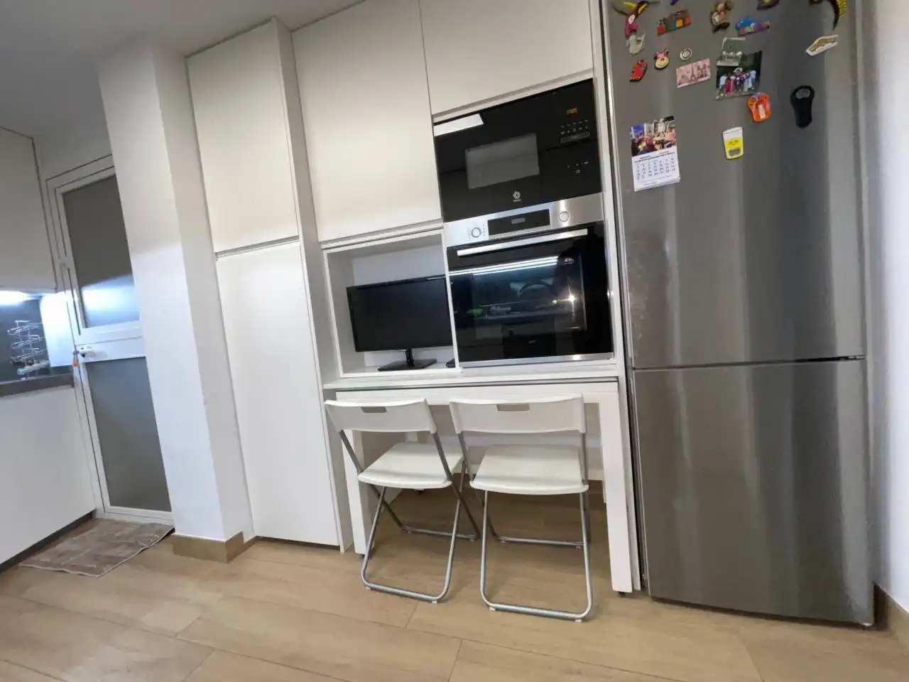 Cocina de Piso de alquiler en Estepona con Aire acondicionado, Calefacción y Terraza