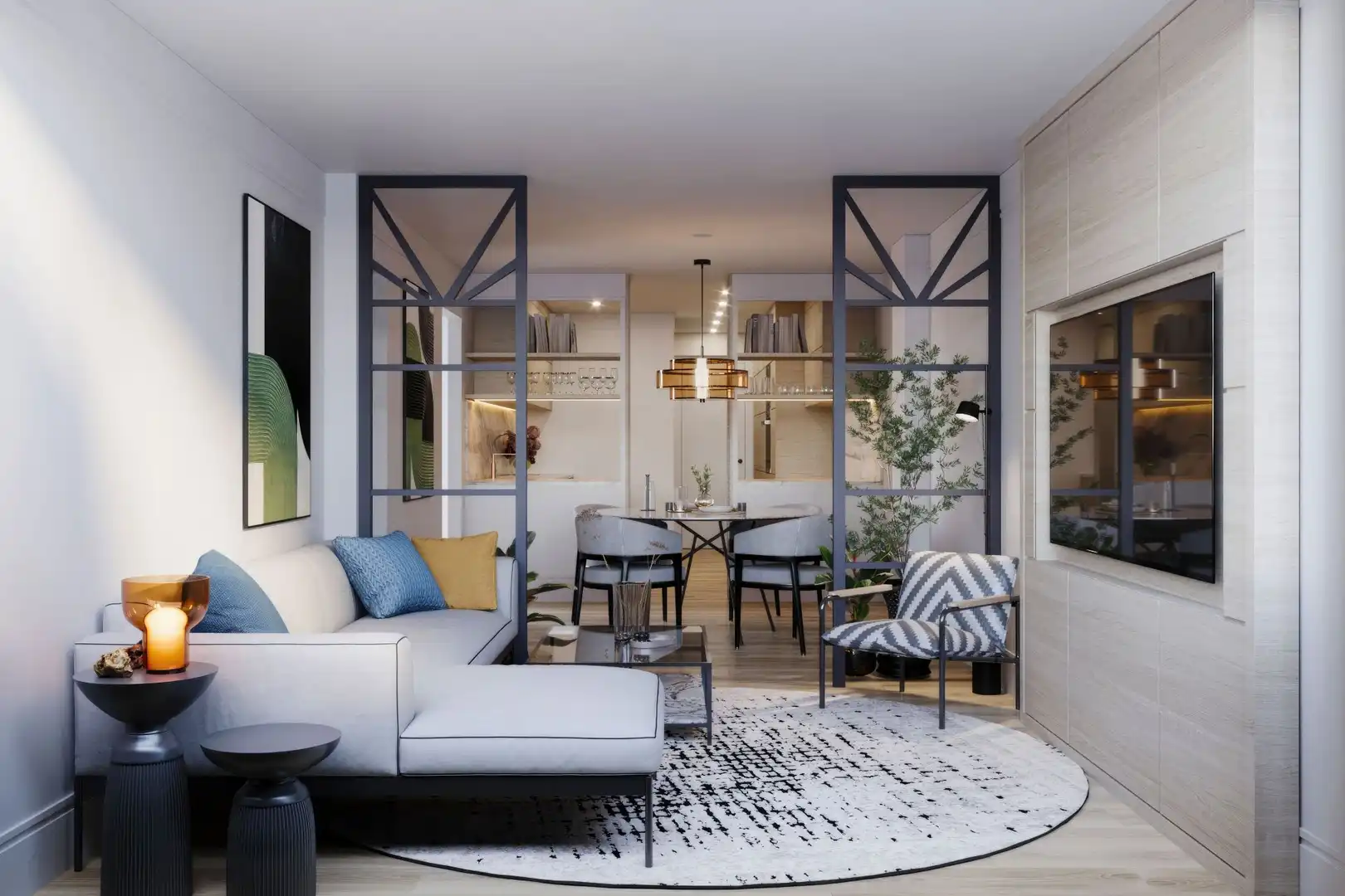 Living room of Office for sale in Barcelona  with Air Conditioner and Heating